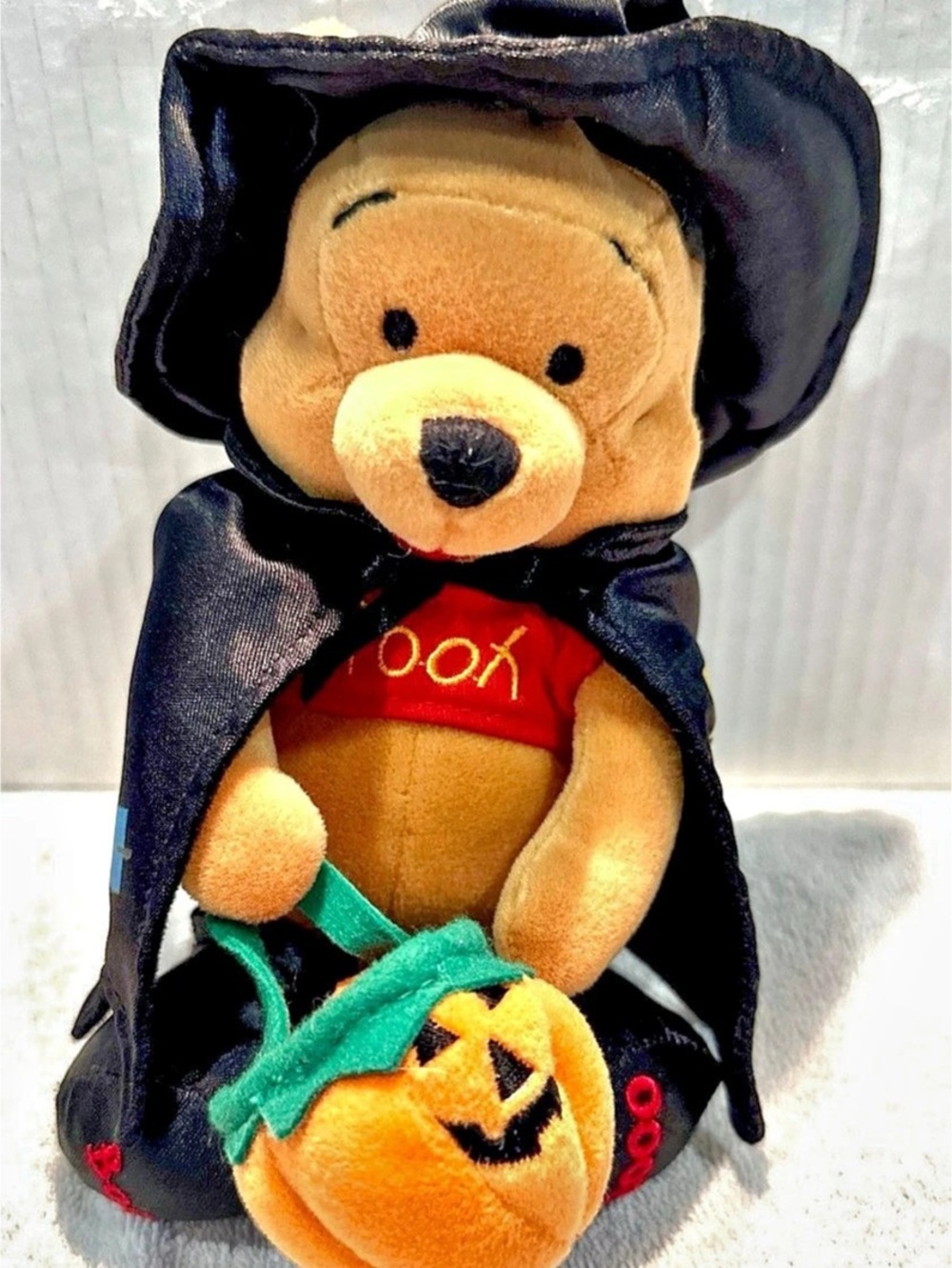 Disney Winnie the Pooh Halloween Plush Bear NWT